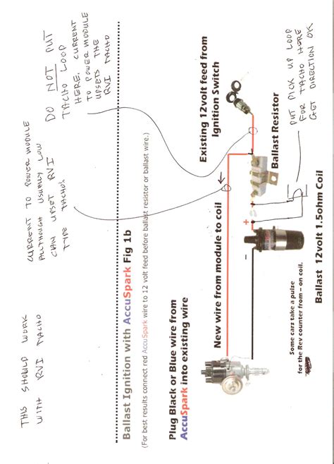 accuspark problems|No Tacho after accuspark and Ballast resistor : Electrical.
